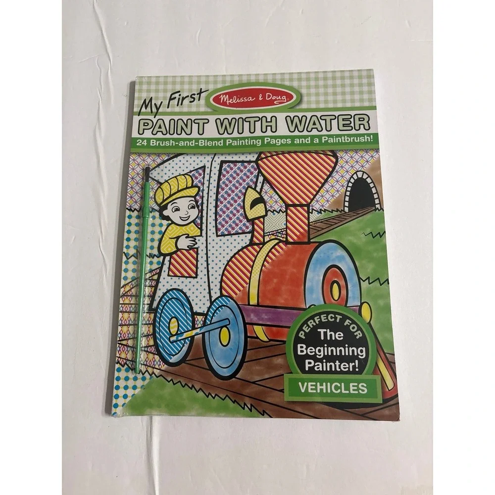 Melissa & Doug Paint With Water & Alphabet Practice Cards (New)